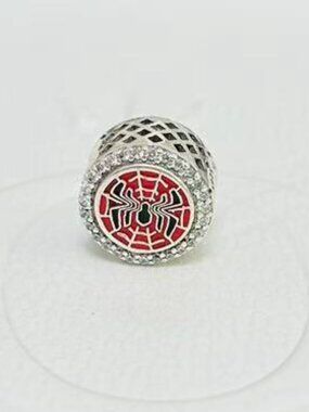 Pandora the land’s logo and Spider-Man W.E.B.Charm Adventure Collection Pendant